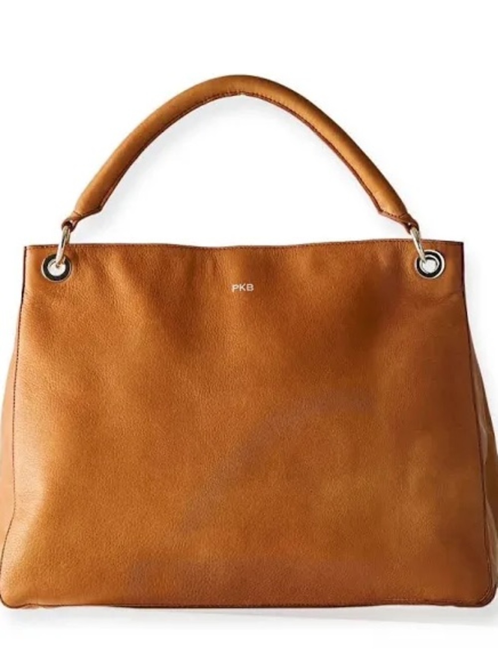 $239 Mark & Graham Camel Leather Top-Handle Women’s Bag